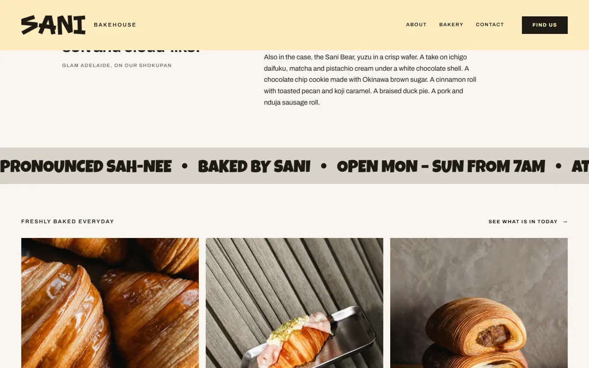 SANI Bakehouse after